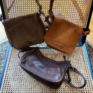 Vintage Coach Bags - three messenger style bags